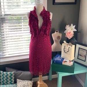 Sexy Lace Hot Pink Arden B Dress
